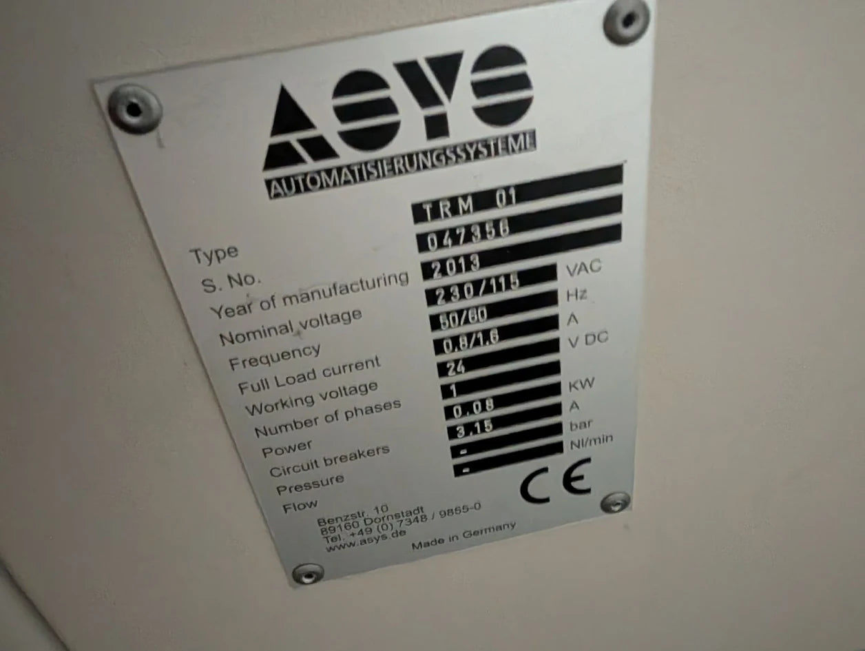 ASYS TRM 01 Transfer Conveyor with Dust Cover 500mm # 047356