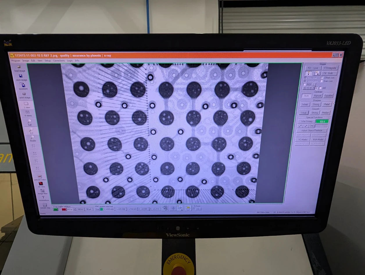 GE Phoenix Nanomex 160KV PCBA X-ray System
