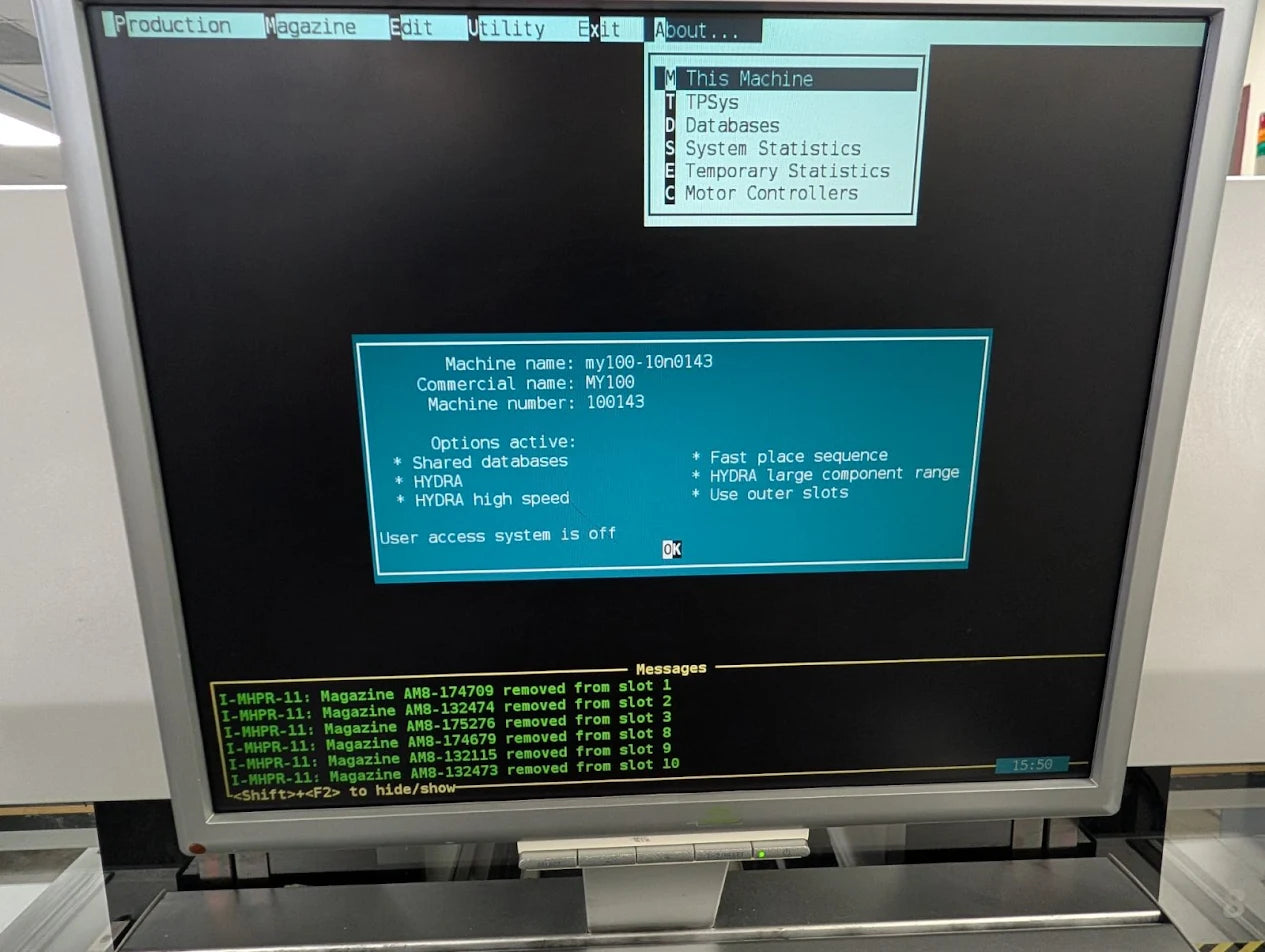 Mycronic My100 SXe-10 Pick and Place 2011 #100143