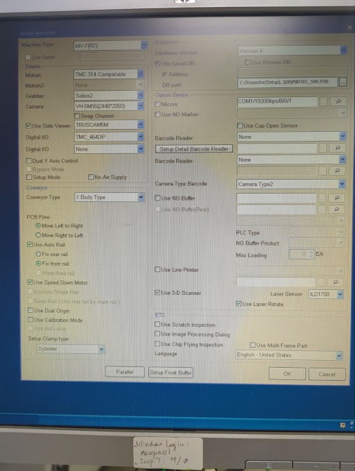 Mirtec MV-7U In line AOI - 2011