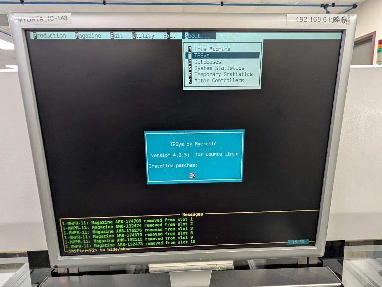 Mycronic My100 SXe-10 Pick and Place 2011 #100143