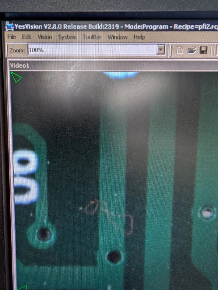 YESTECH Nordson YTV-FX 2013 Inline AOI, 5 Camera, Windows 7