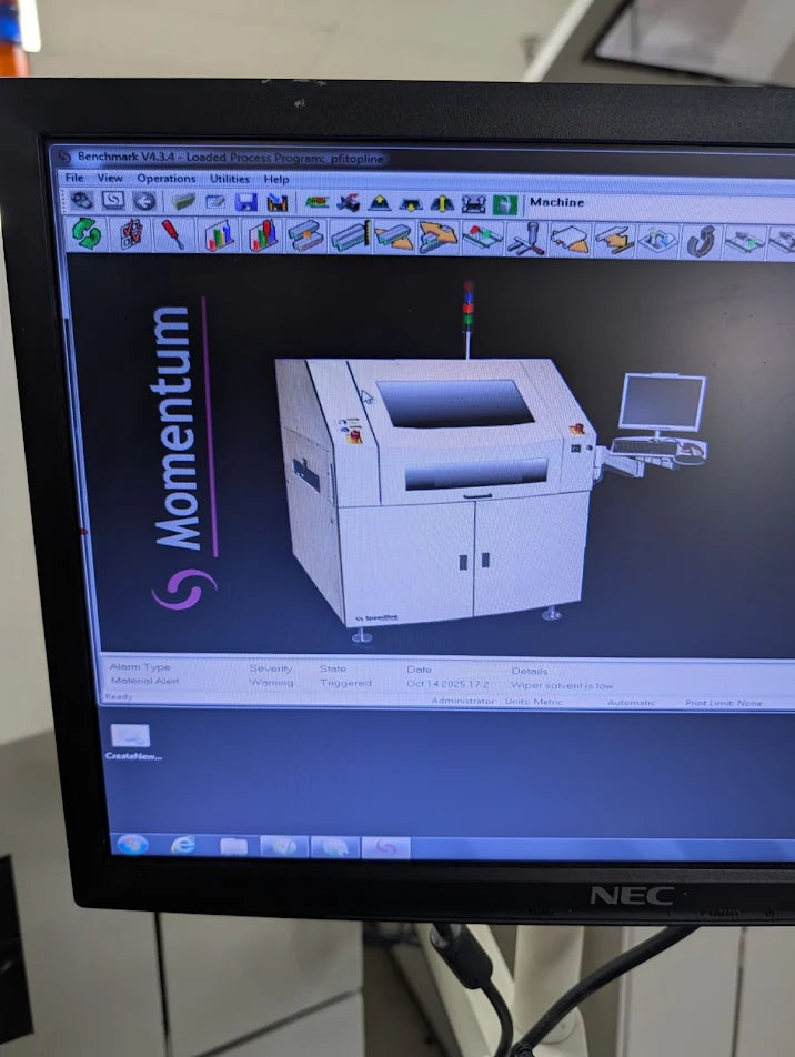 Speedline Momentum Automatic Screen Printer 2013 #M202342