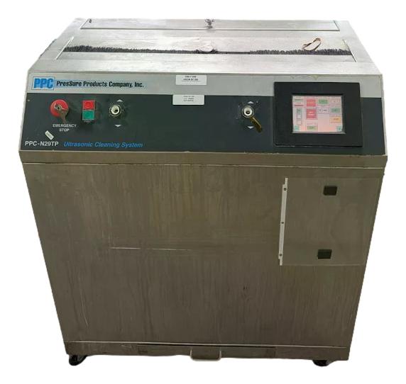 PresSure Products Co - PPC - N29TP Ultrasonic Stencil Cleaning System
