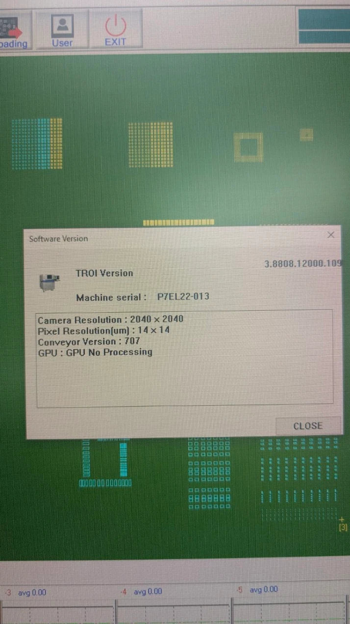 Pemtron TROI-7700EL 2022 Inline 3D SPI — S/N P7EL22-013