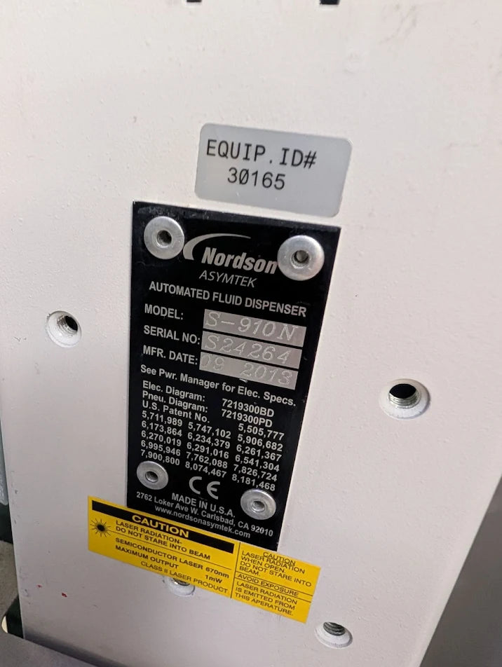 Asymtek Spectrum S-910N 2013 Inline Dispenser, DV-8000 #S24264