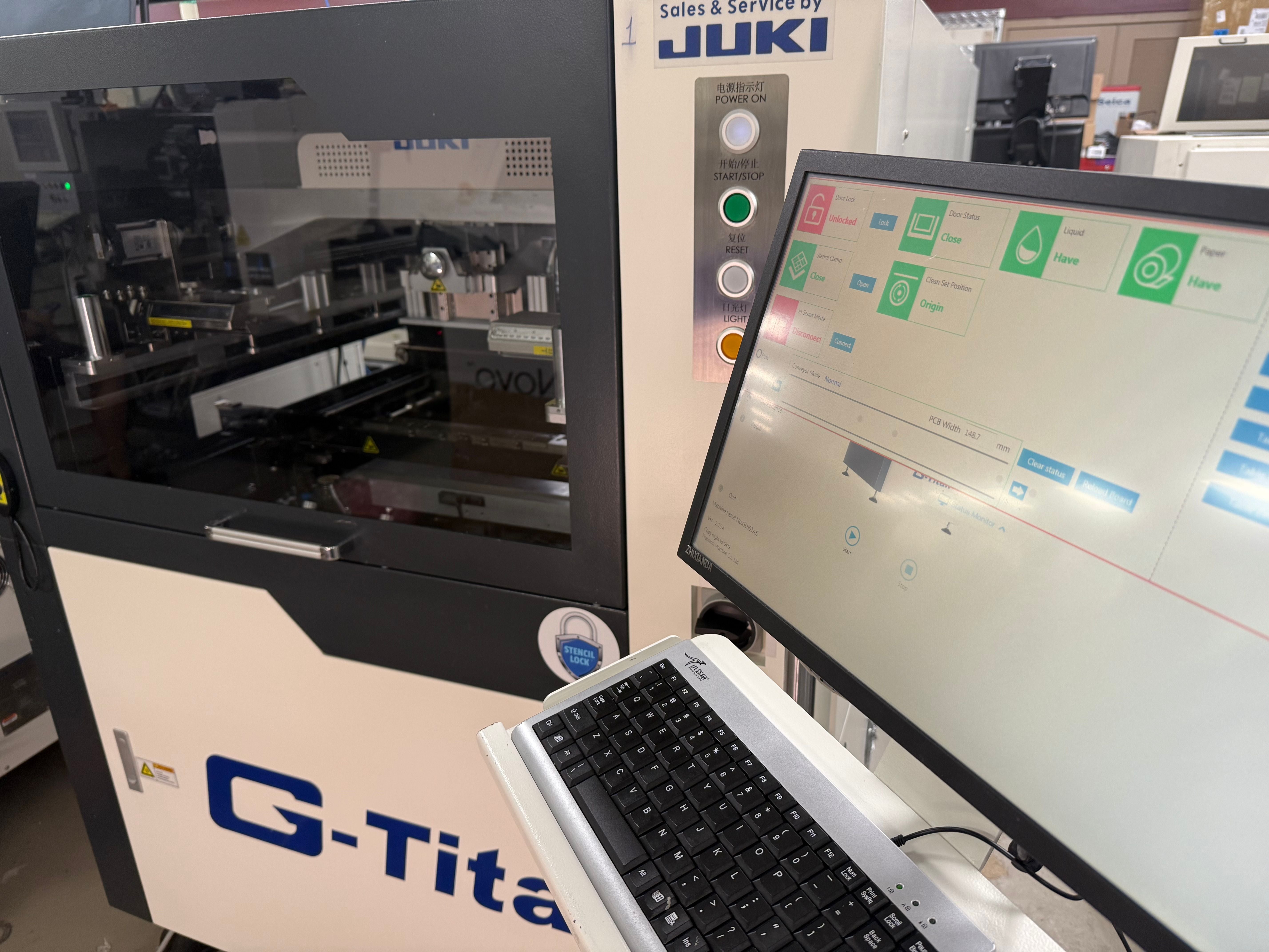JUKI GKG G-TITAN Automatic Screen Printer - 2018 #GL601AS