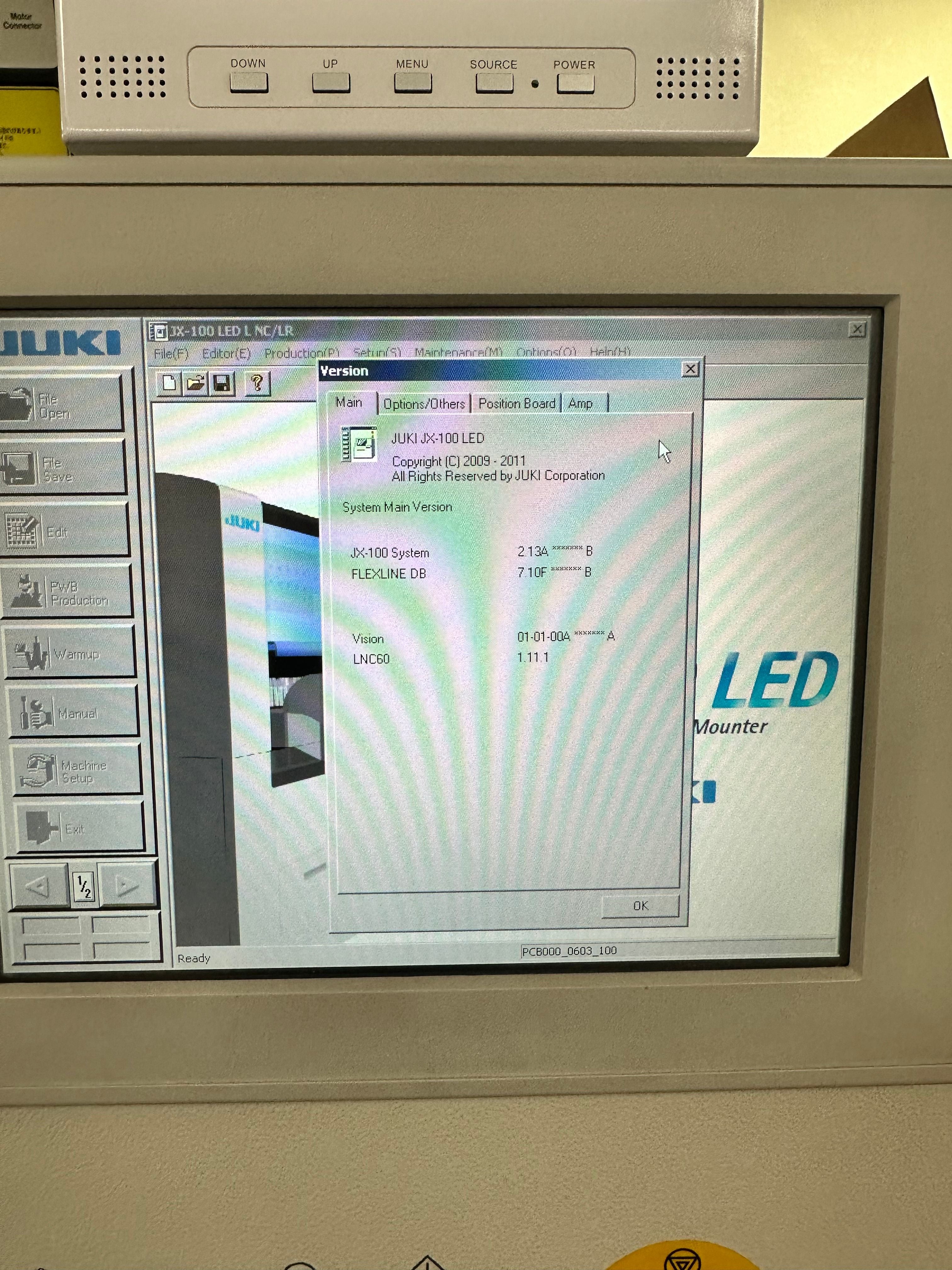 JUKI JX-100 LED Pick and Place 15.3k CPH - 2012