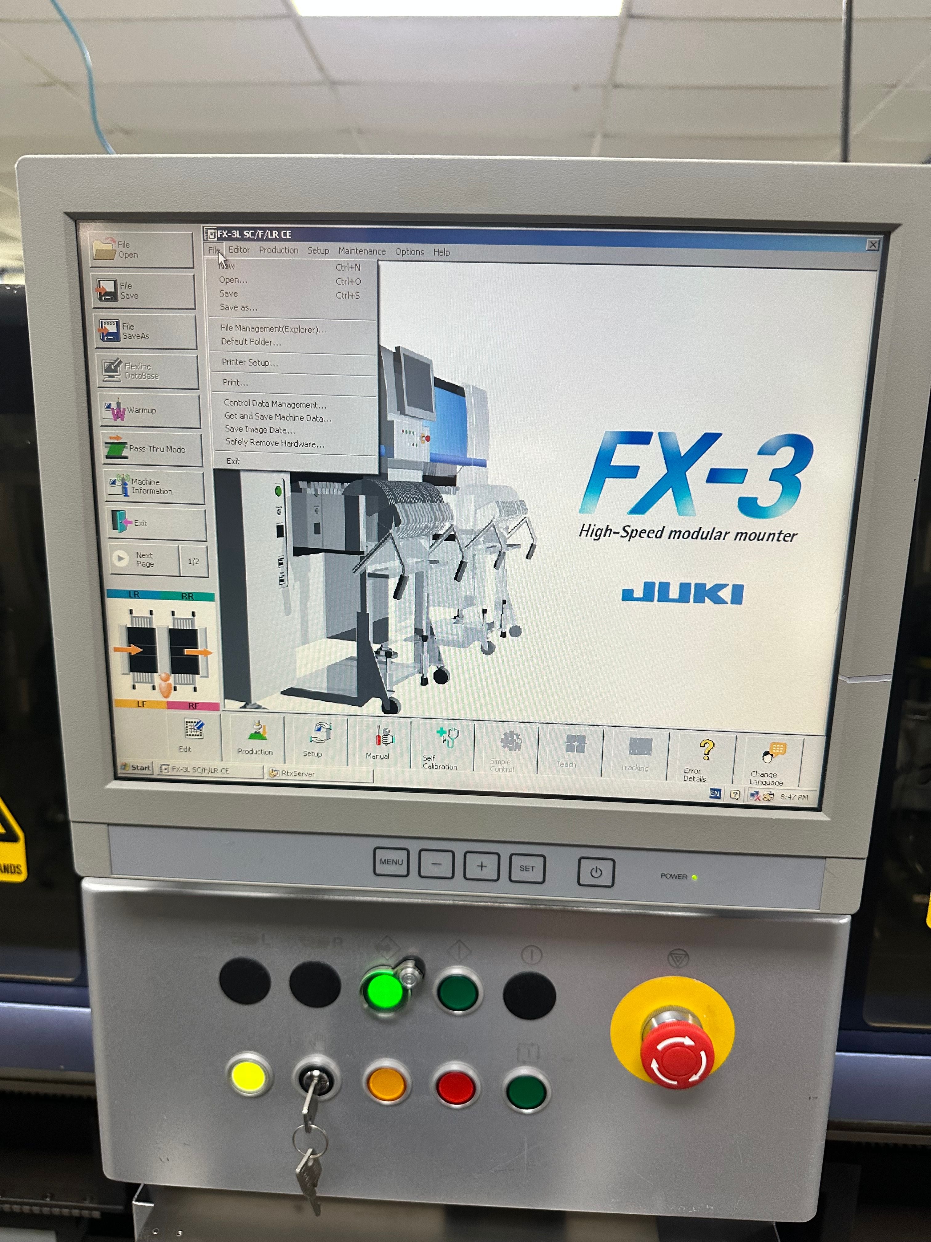 JUKI FX-3 High Speed Pick and Place  2009 #F38-D1023
