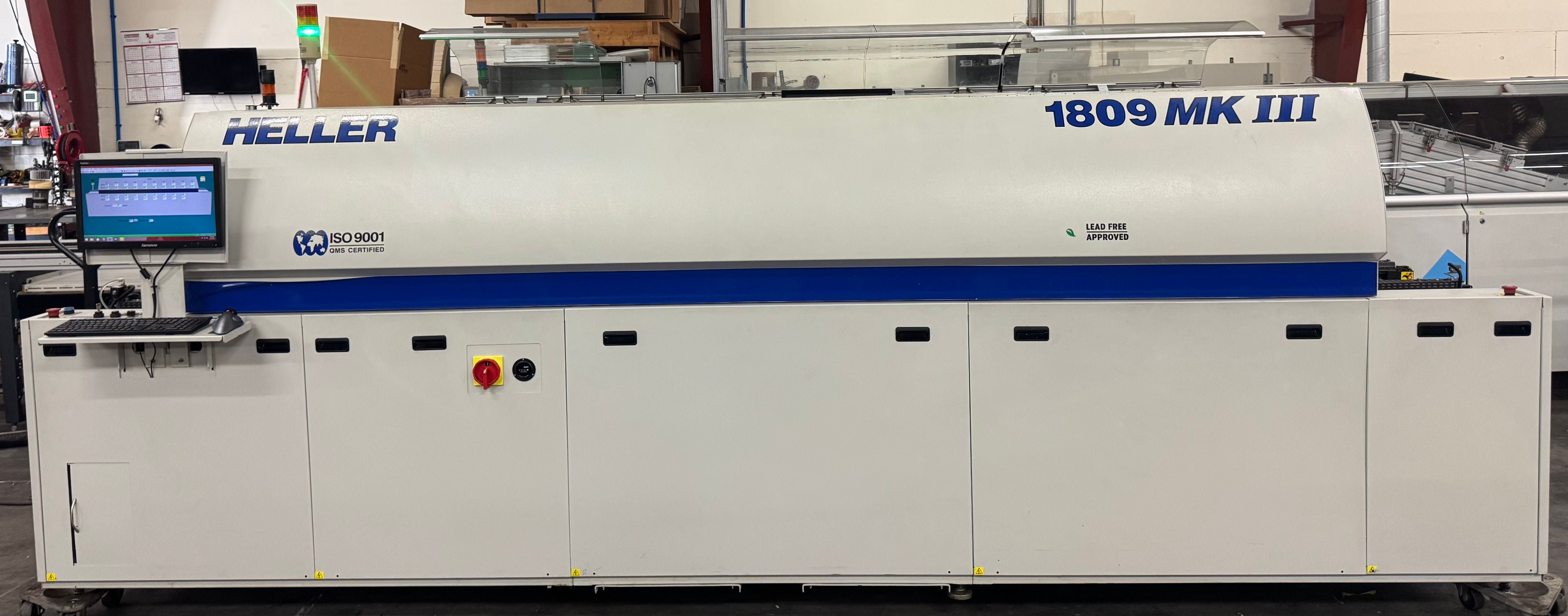 Heller Industries 1809MKIII 9 Zone Lead Free Reflow Oven - 2015 # 301412-05