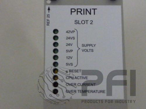 MPM Speedline Accuflex Slot 2 Print Slave Driver 1009071 Rev D New