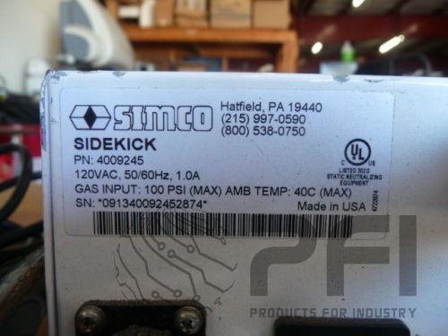 Simco Orion Ionizing Air Nozzle Controller 4009245 Sidekick w Hands Free Air Gun