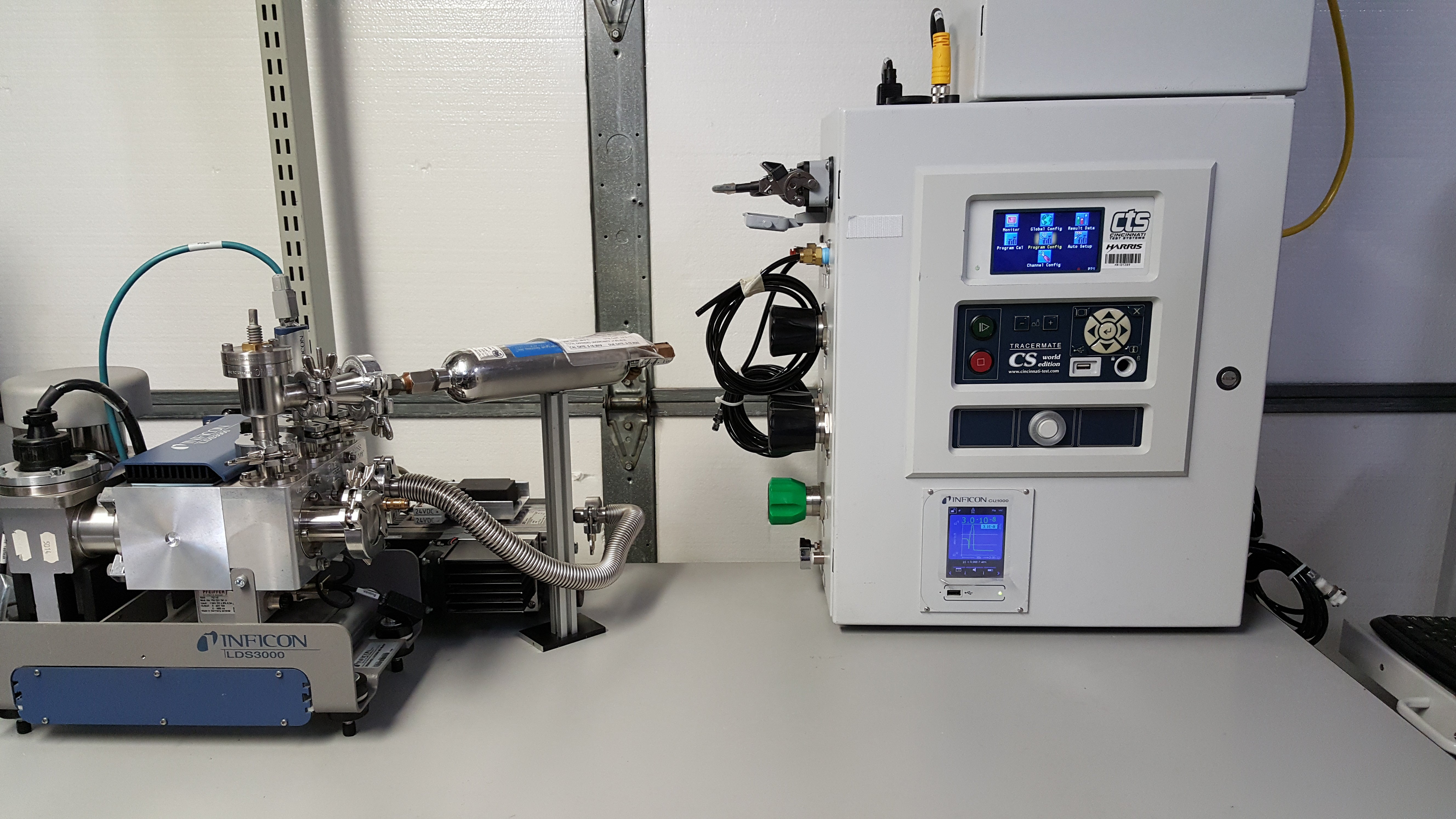Cincinnati Test CTS Tracermate with Integrated Infincon LDS 3000 Leak Tester - 2016