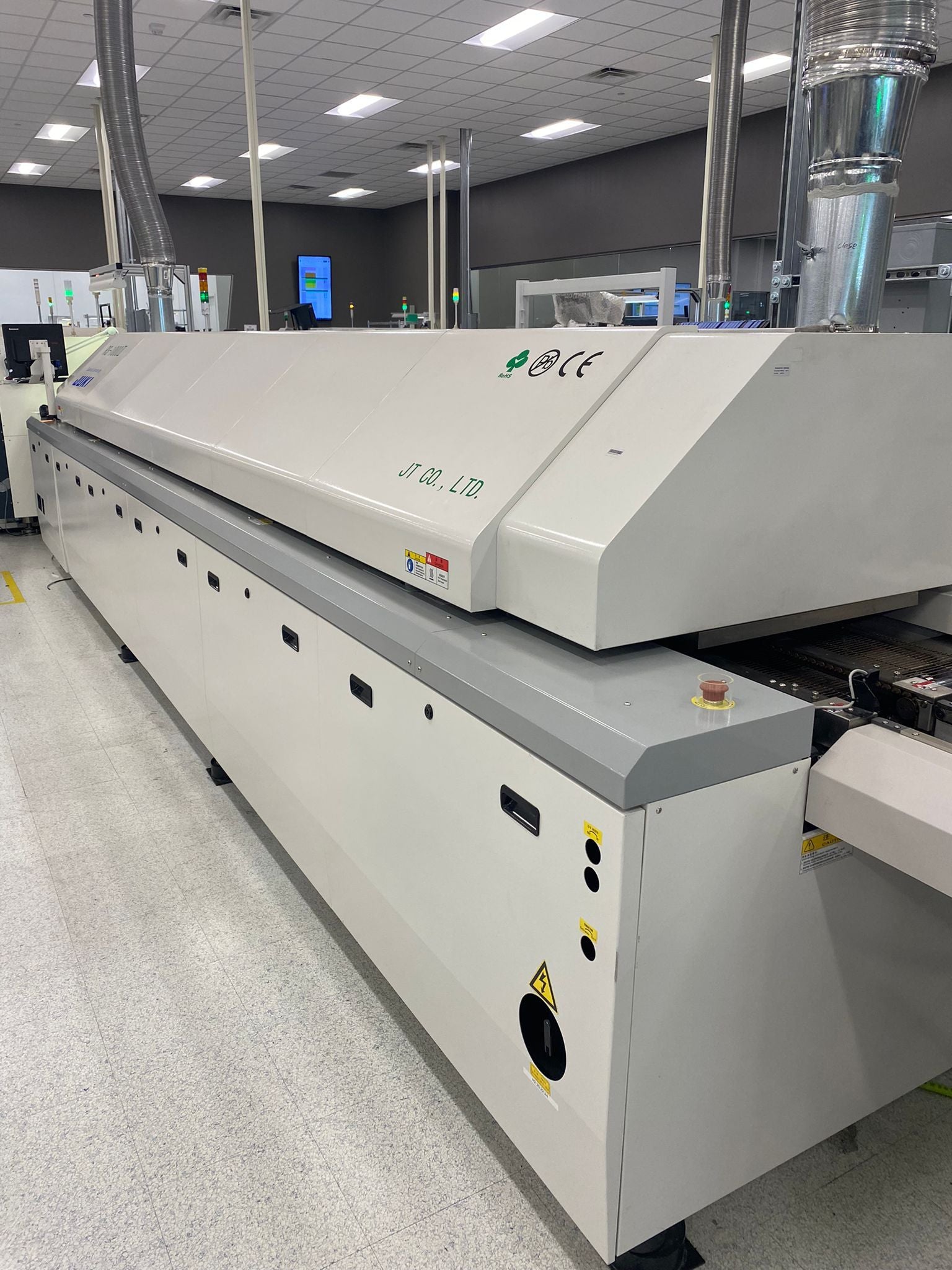 Juki RS-1000II 2013 10 Zone Lead Free Reflow Oven