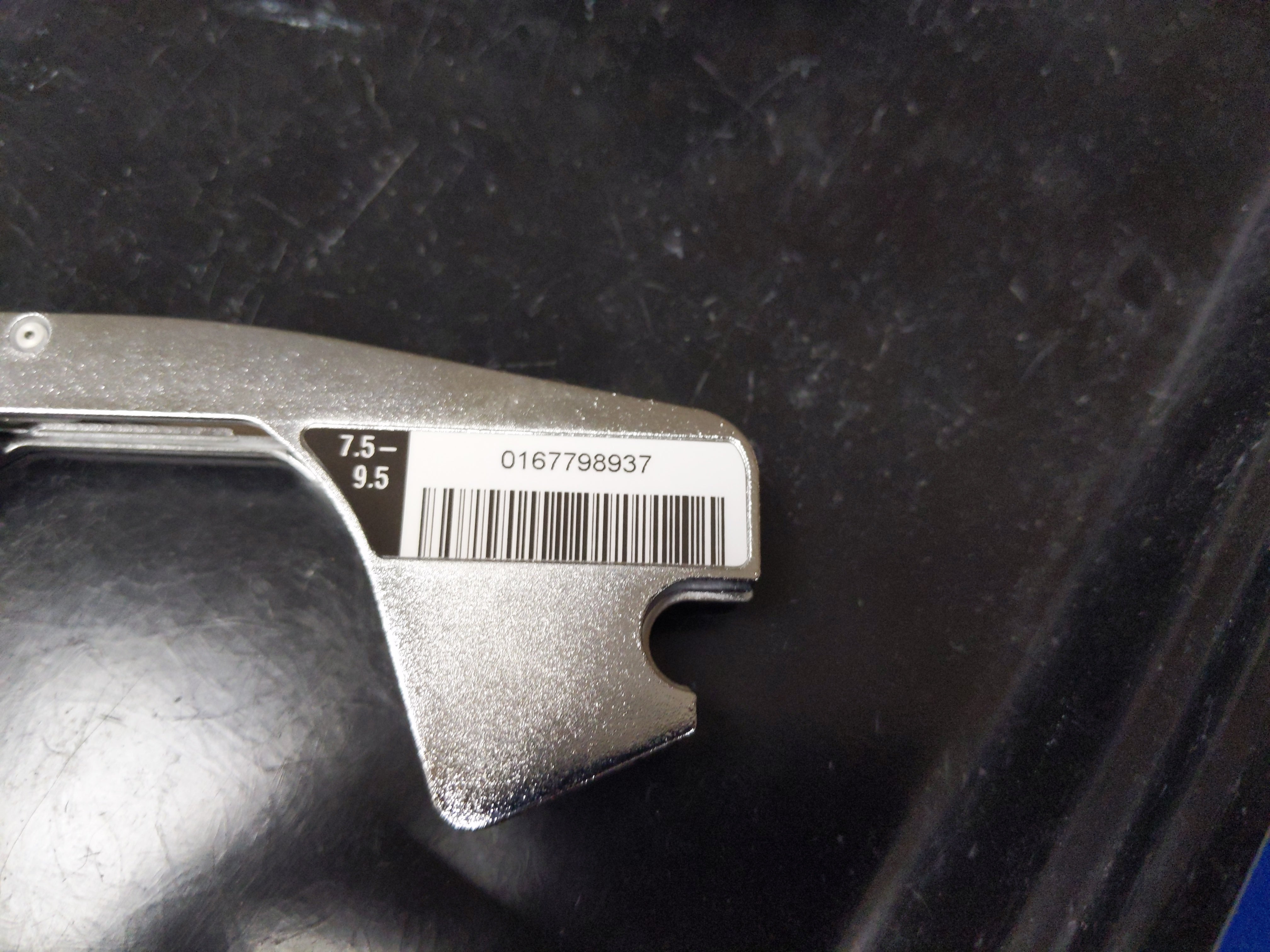 Mycronic Agilis Black 12mm 7.5 - 9.5MM - L-014-1552  feeder inserts MYDATA