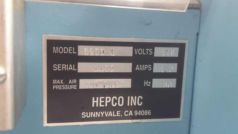 Hepco 6200-1 Automatic Bowl Feeder Machine