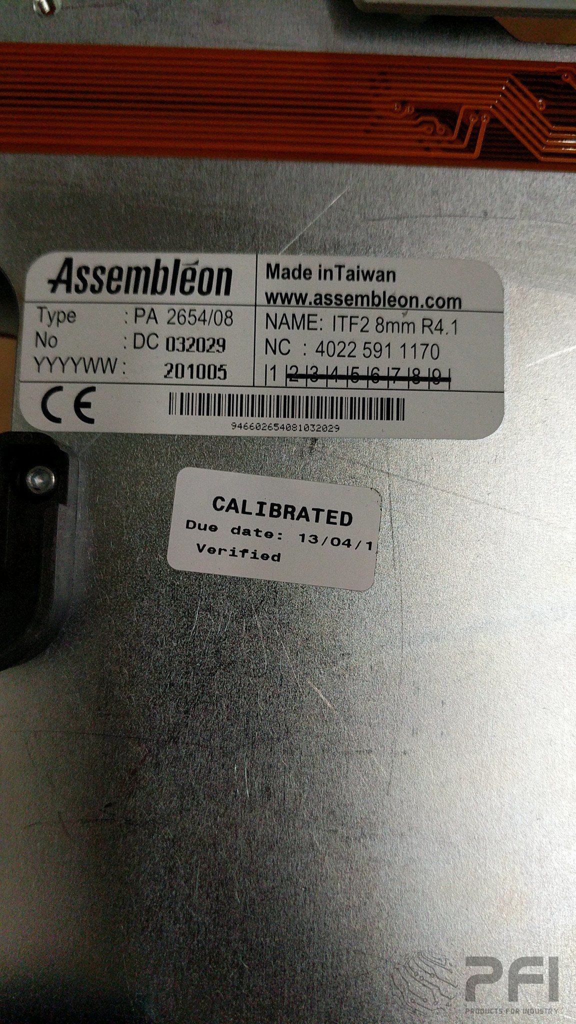 Philips Assembleon ITF2 8mm tape and reel feeder reconditioned PA 2654/08