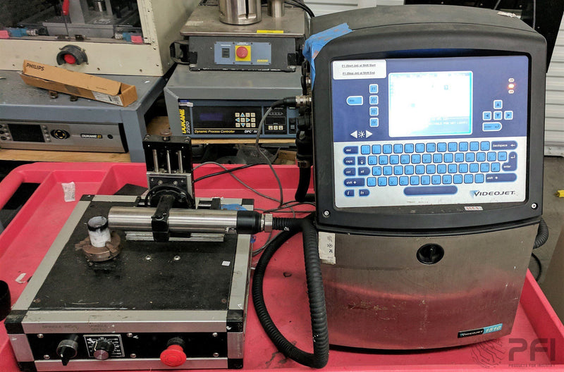 VIDEOJET 1510 Ink Jet marker coding with rotary indexing table