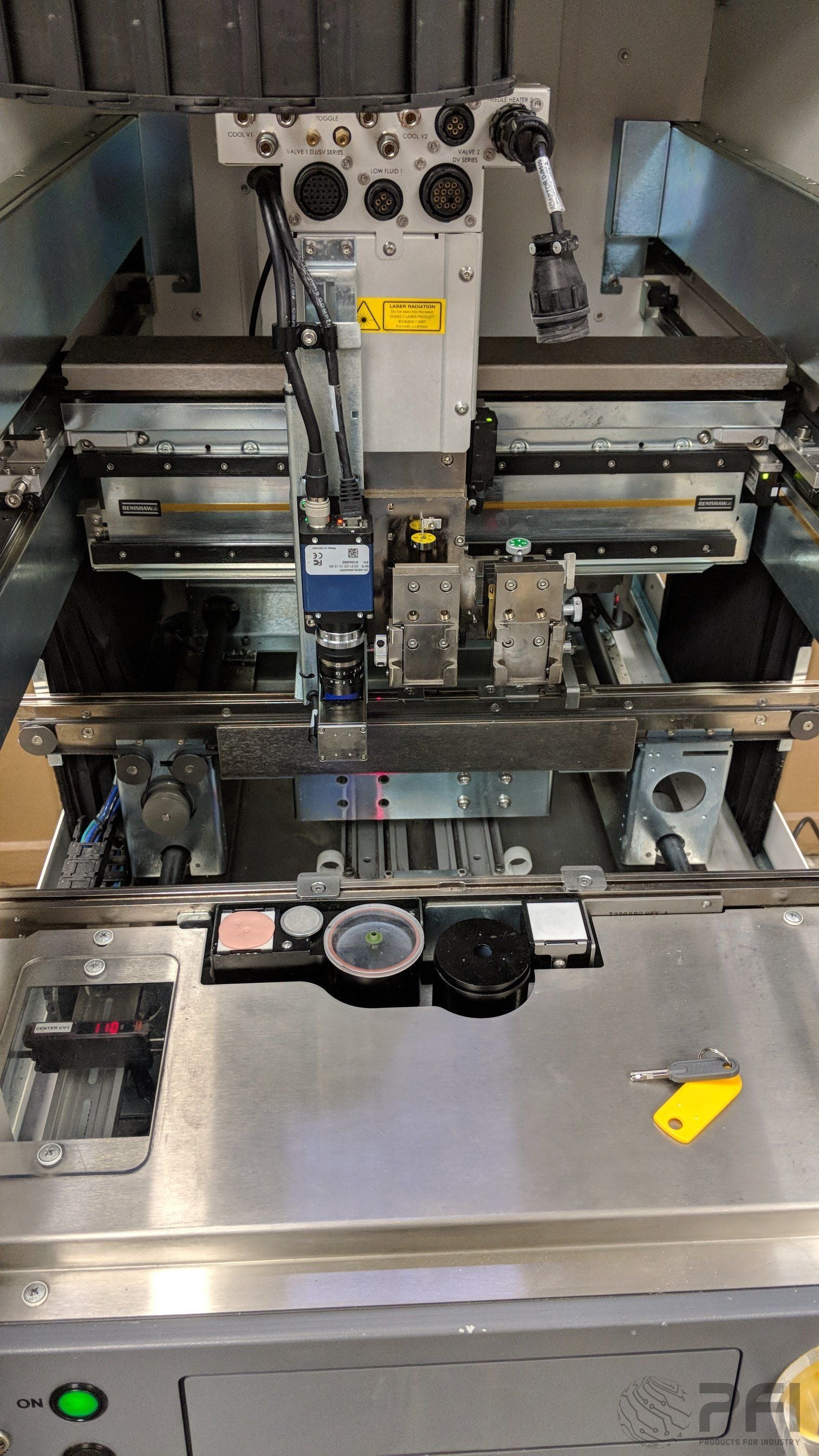 Asymtek Spectrum S-910N 2013 inline dispenser, dual valve mount, DJ9500