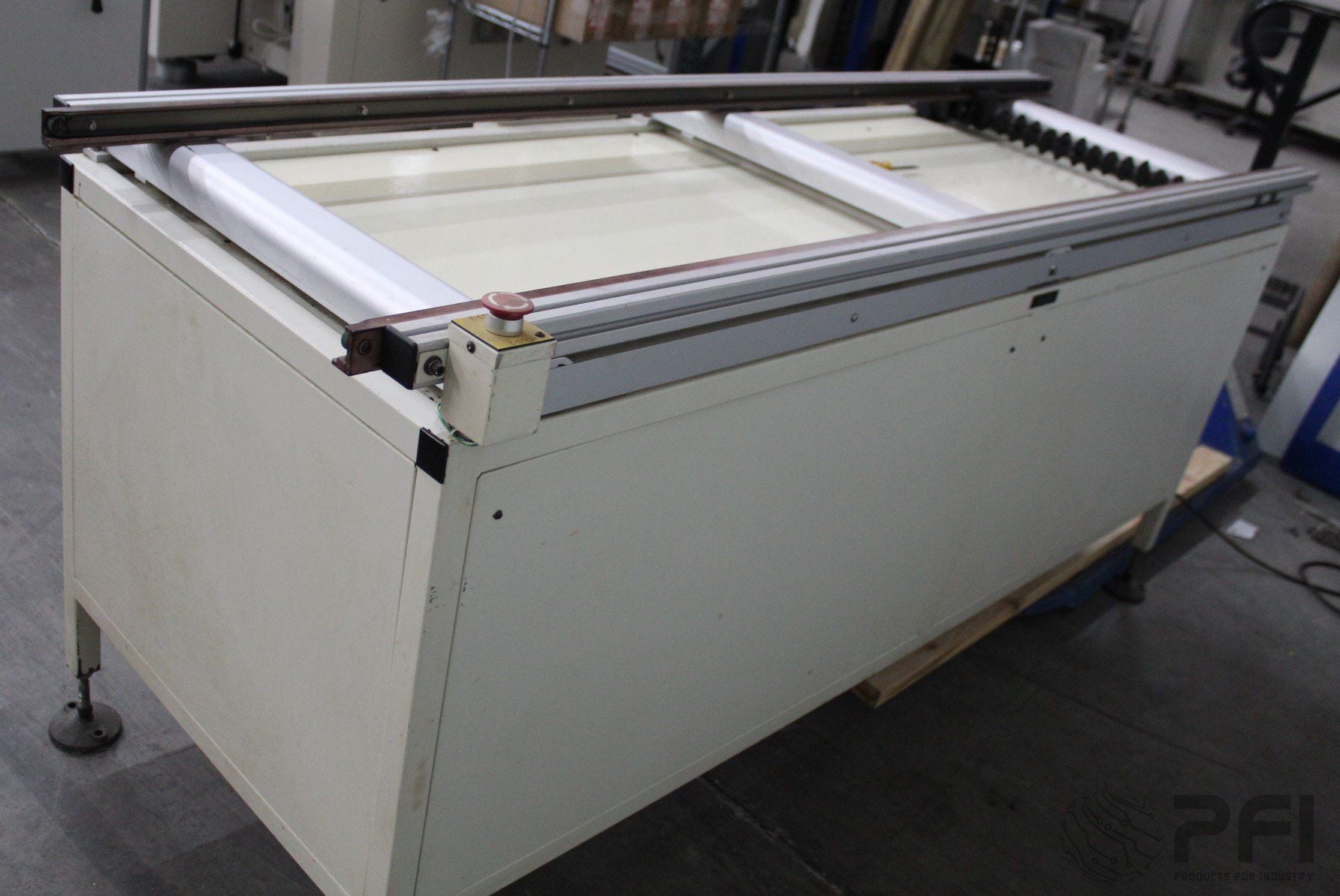 Dynapace C17224 Large Board transfer conveyor 2.2M / 87" long, 21.8" wide Mydata