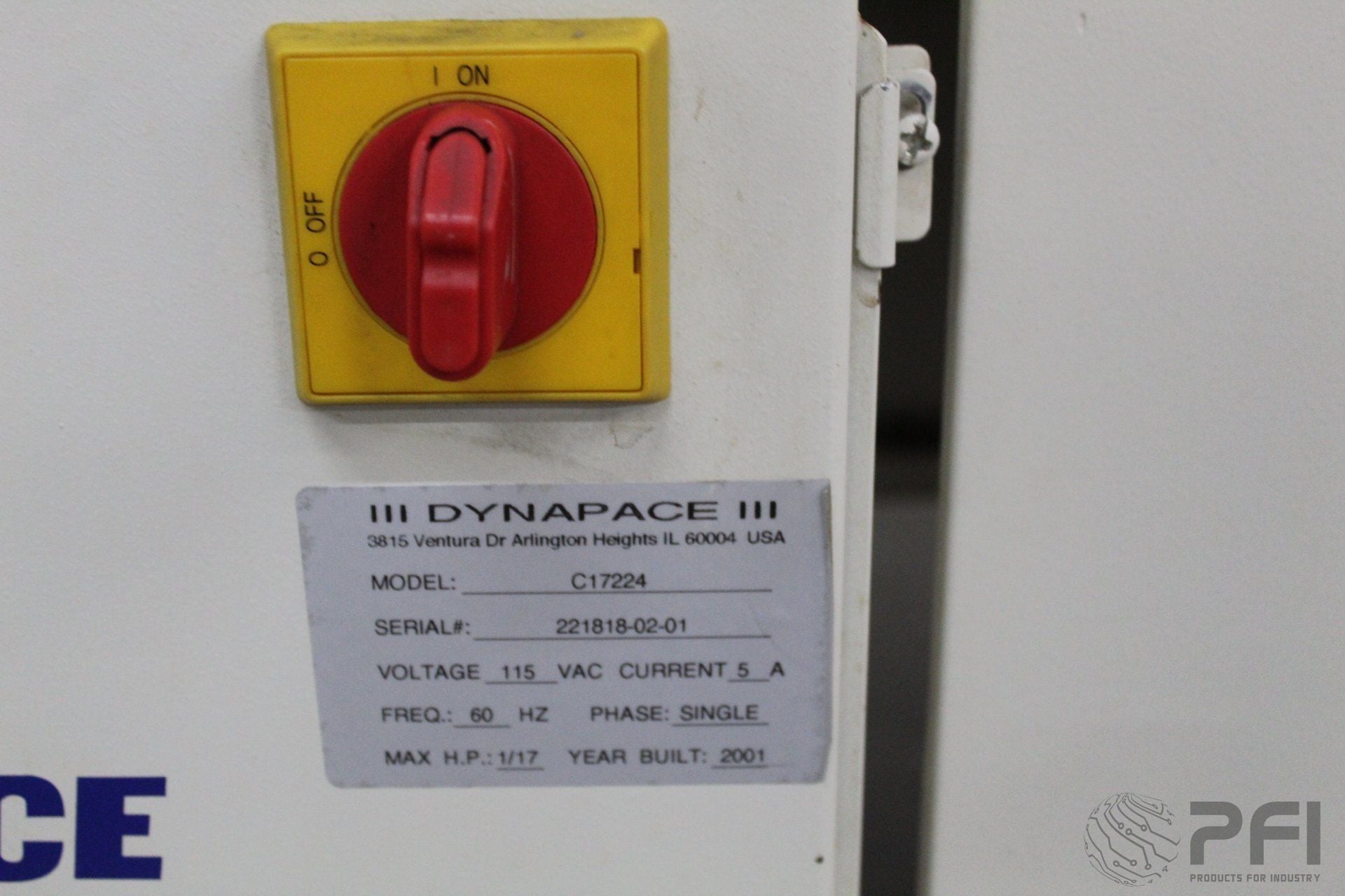 Dynapace C17224 Large Board transfer conveyor 2.2M / 87" long, 21.8" wide Mydata