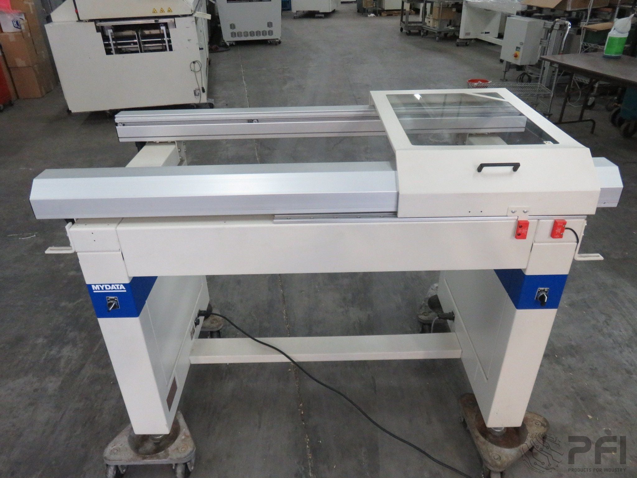 Mydata electrodesign conveyors rear side transfer conveyor my9 my12 my15 my19