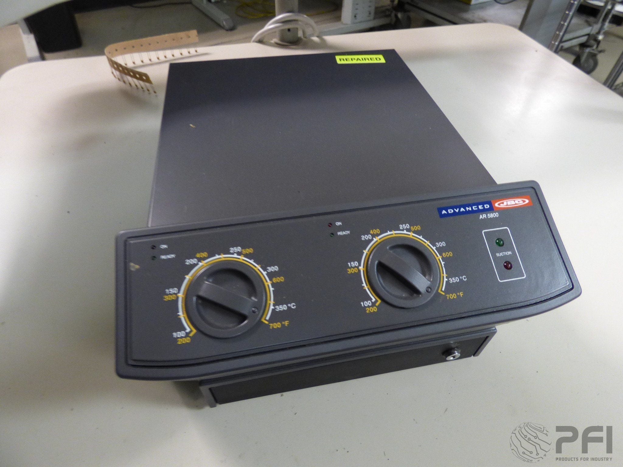 JBC Advanced series AR 5800 dual control solder desolder station with self conta