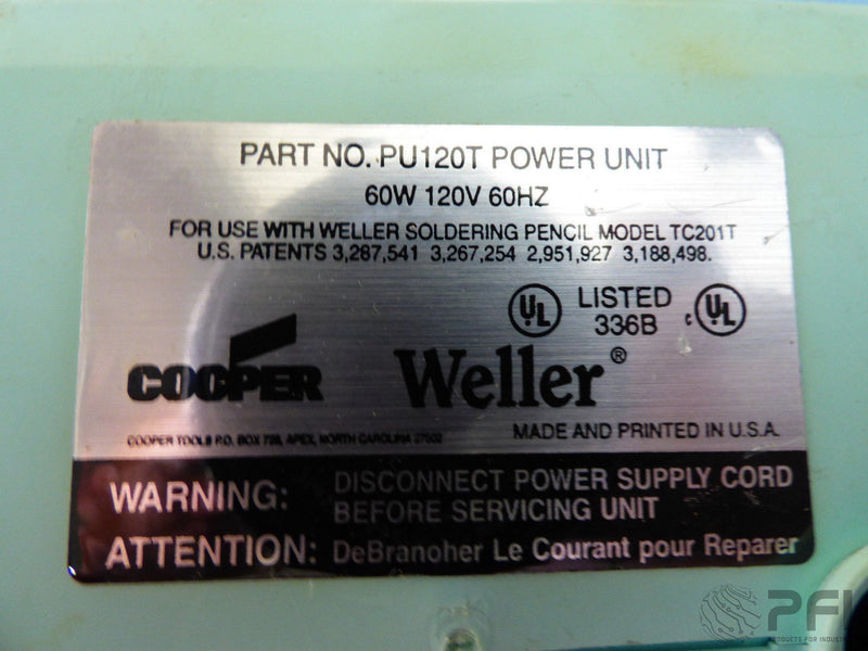 Weller WTCPT Soldering Station PU120T Power Unit 60W Solder Station Cooper