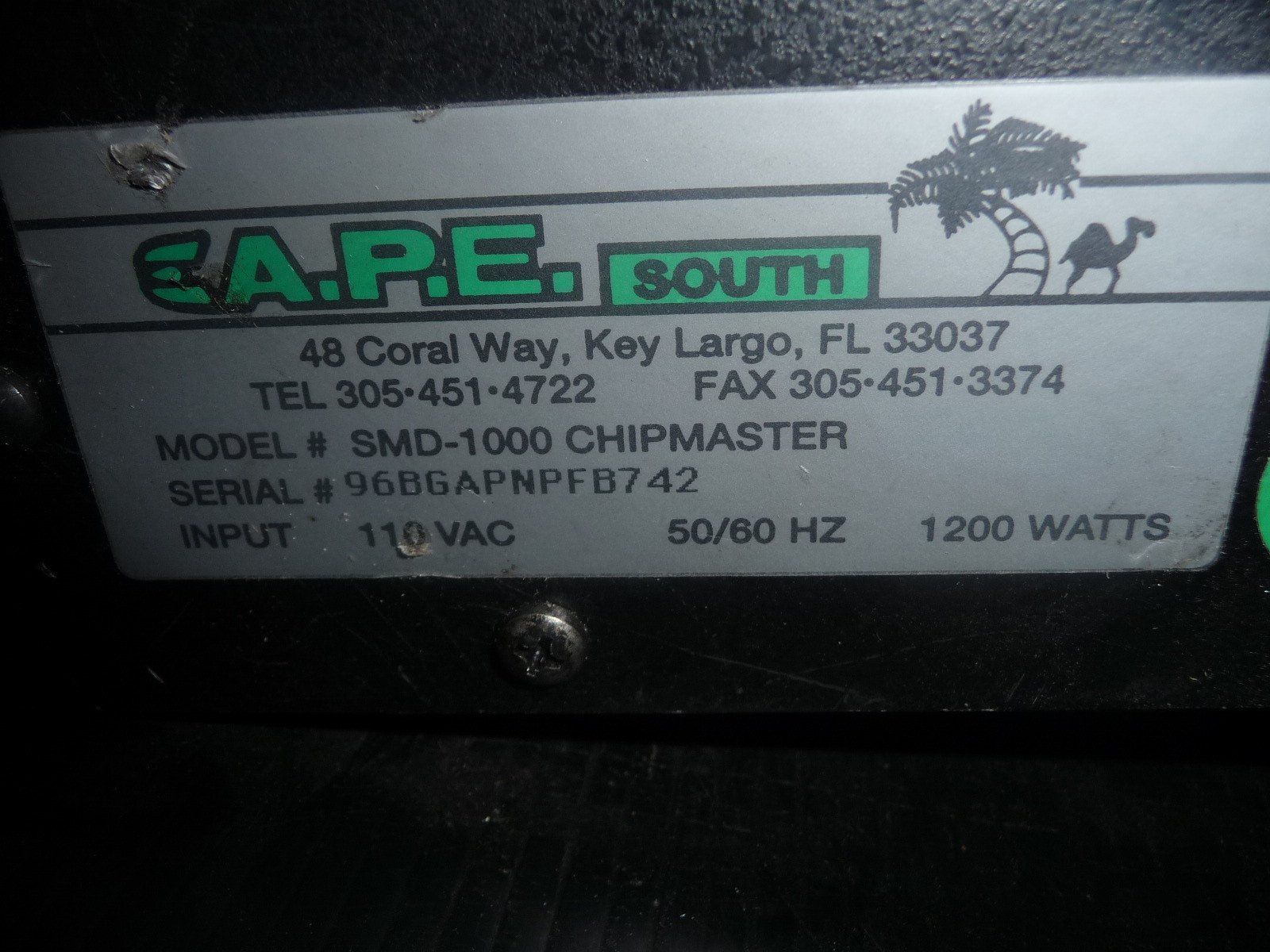 APE A.P.E. SMD-1000 ChipMaster Rework System SMT Component PCB Repair