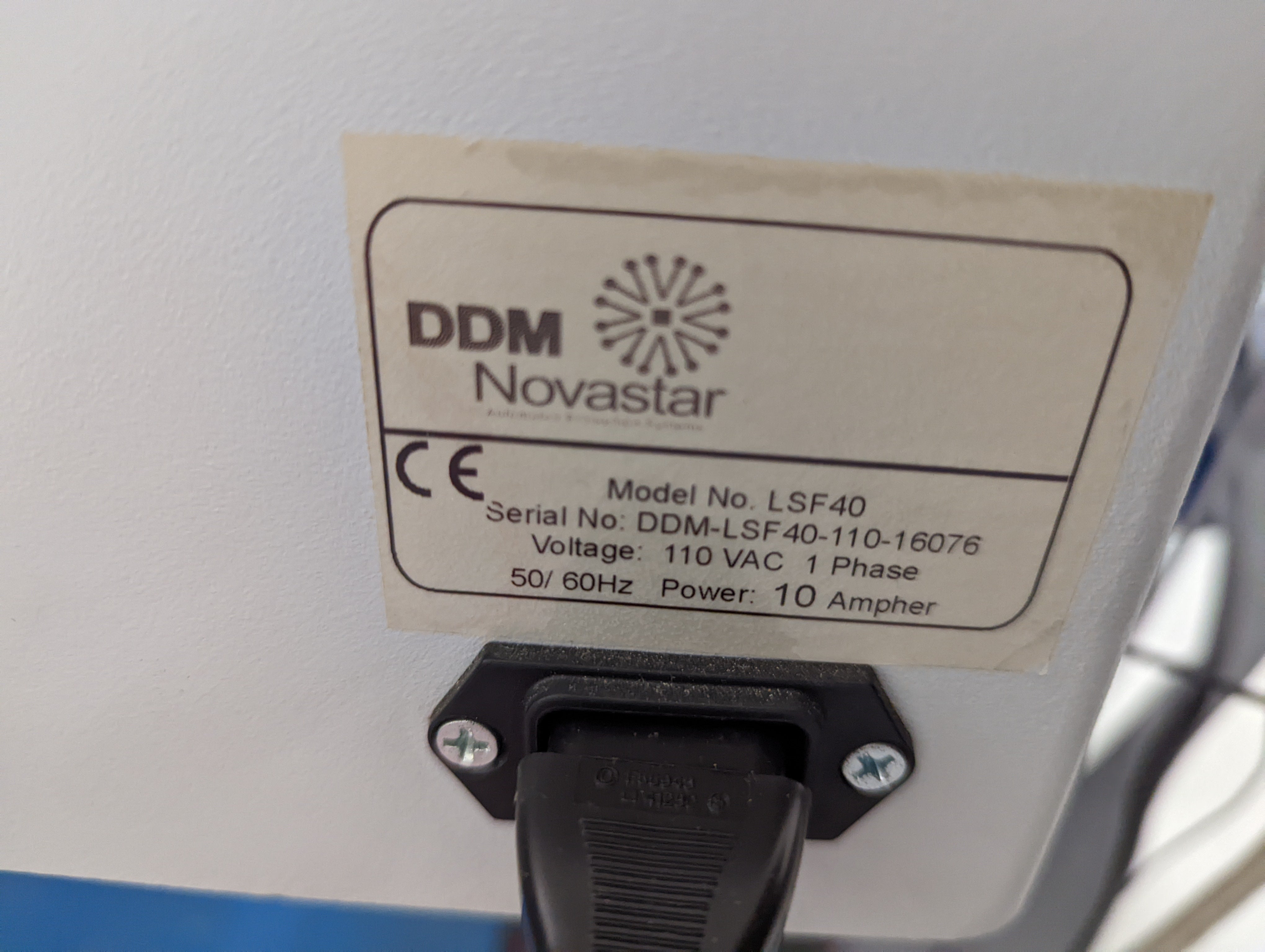 DDM Novastar LSF40 Prototype Pick and place machine