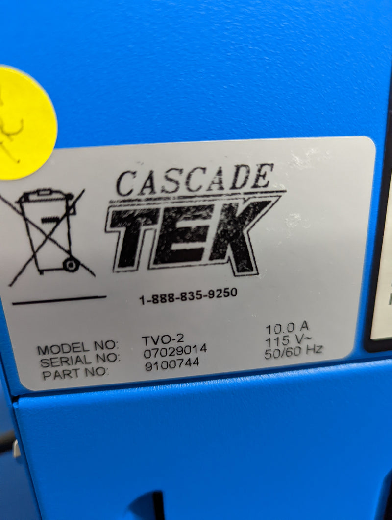 Cascade TEK TVO-2 Vacuum Oven 2 Cu/Ft w/ Pump & cart