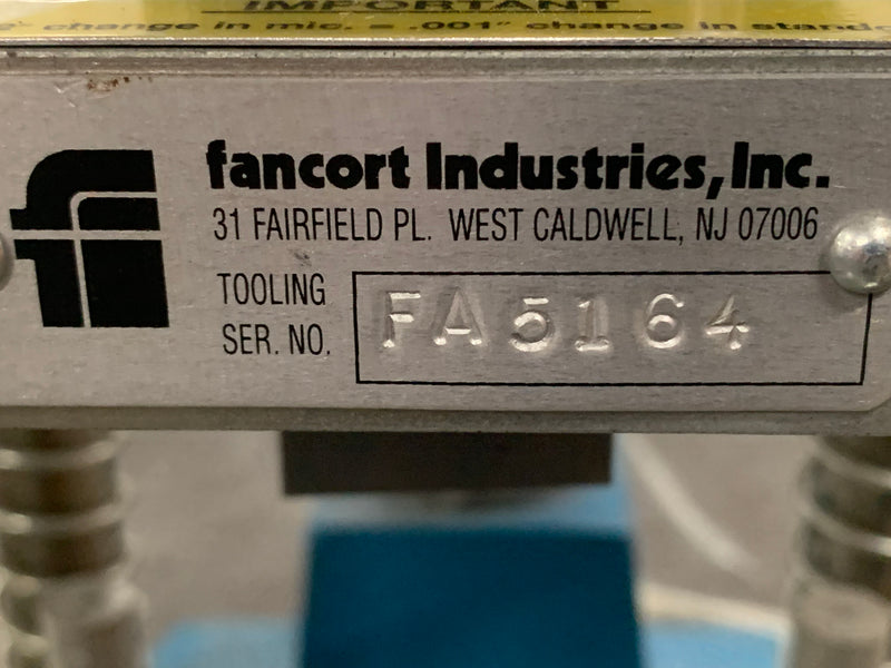 Fancort lead straightening pneumatic press