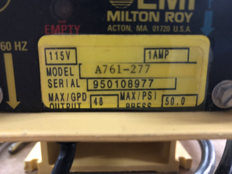 Milton Roy Electromagnetic Dosing Pump Model A761-277