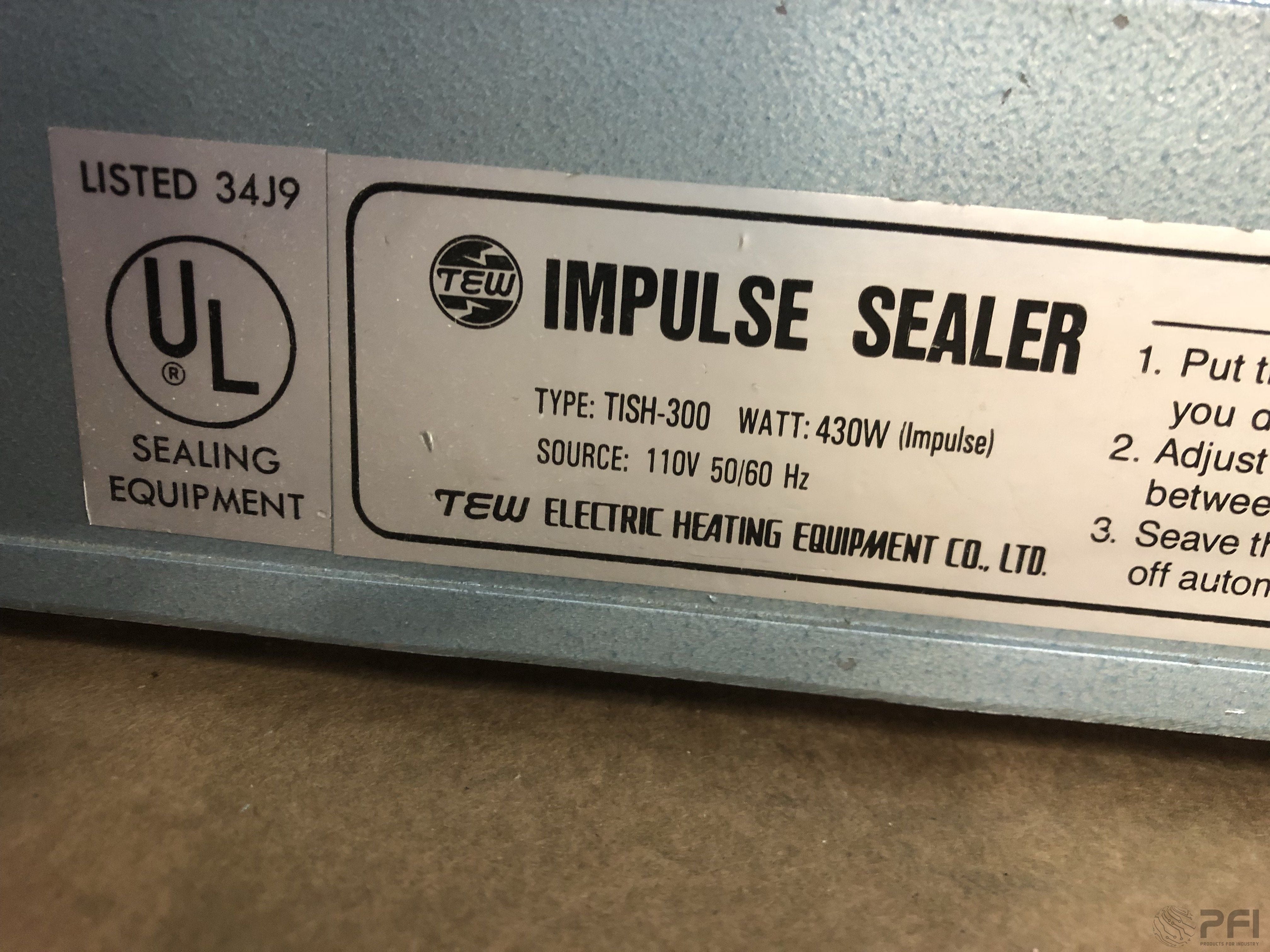 TEW 12” Impulse Sealer Model Tish-300