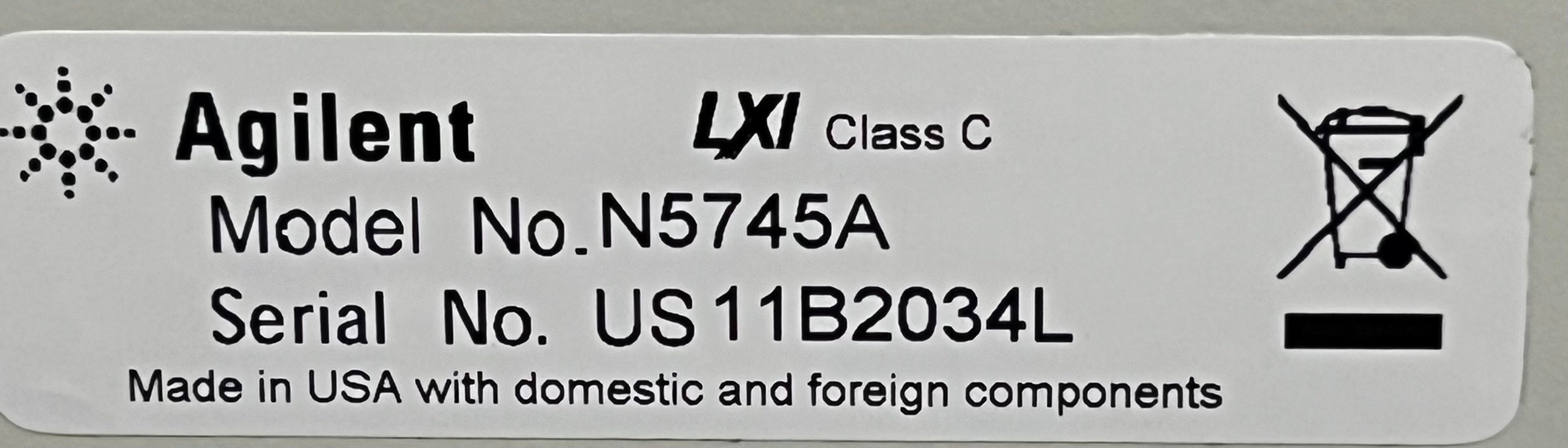 Agilent N5745A DC Power Supply 30V 25A