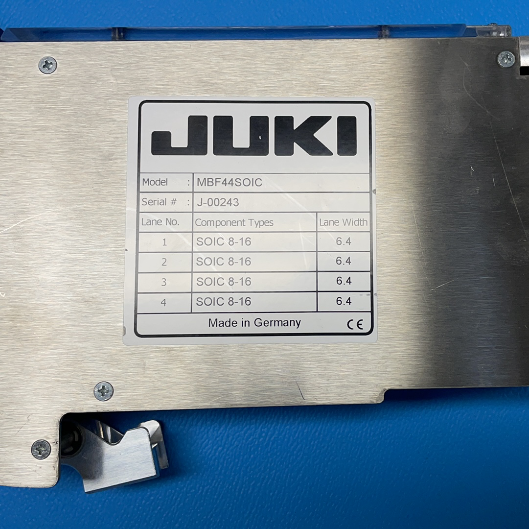 JUKI MBF44 SOIC 8/16 Belt Feeder Tube / Stick Feeder - OEM