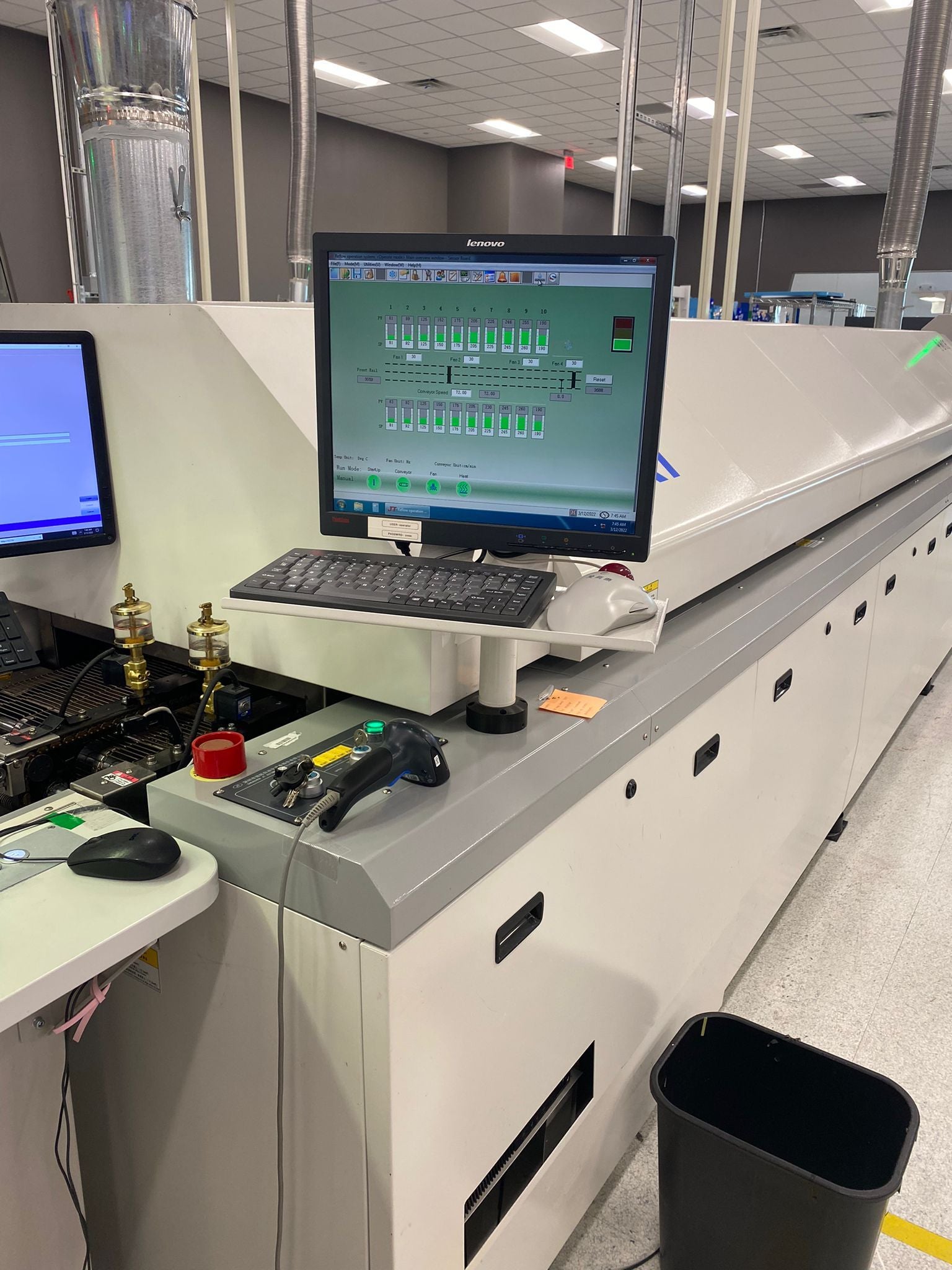 Juki RS-1000II 2013 10 Zone Lead Free Reflow Oven